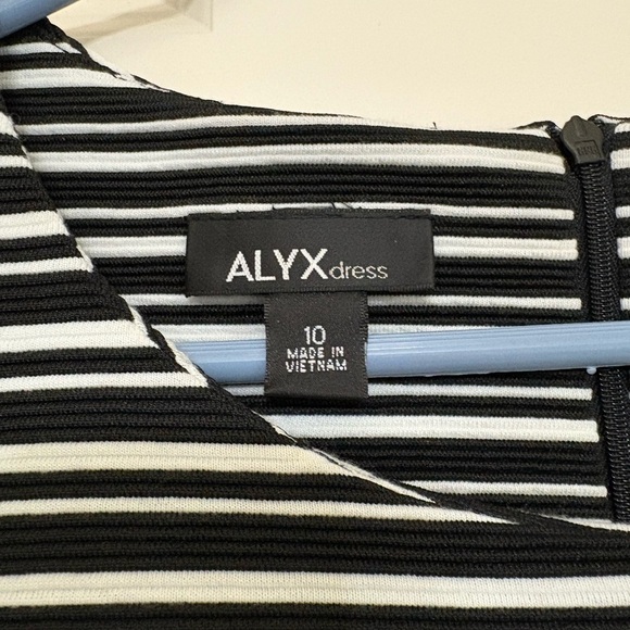 Alyx Black and White Sheath Midi Dress - Picture 3 of 3